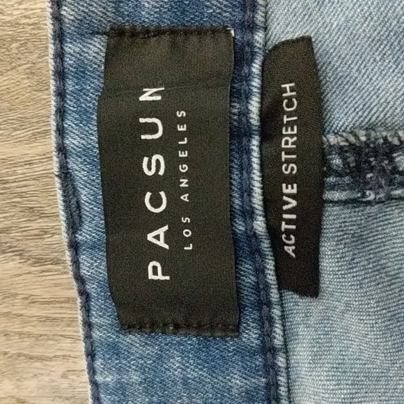 PACSUN Mens jeans Skinny Skinnest sz 30/Active Stretch - Picture 4 of 7